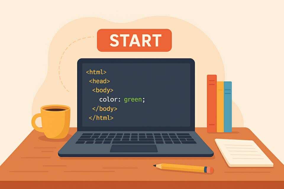 перший крок у веб