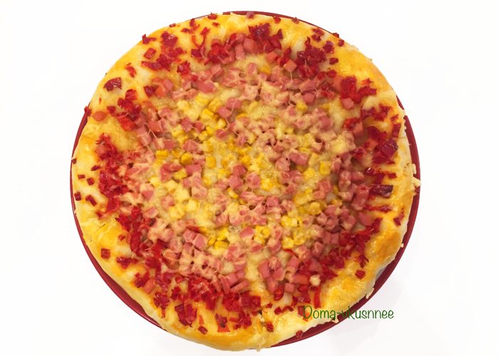 пицца на жидком тесте